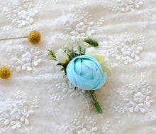 Load image into Gallery viewer, Flower Bride Boutonniere Wedding Bouquet Flowers Bridesmaids Accessories Corsage Bridal Bouquets Pearl Corsages Pink Hand Flower